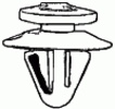 Toyota Scuff Plate Retainer 18MM Head Diameter Toyota: 9046711111