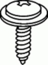 Honda Specialty Sems  Screw M4.8-1.61 X 19MM <br><font color=red><font size=2.5>Honda: 90114SE0000 | 90114SZ3000</font></font>