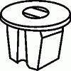 Nissan Front Bumper Nylon Nut 16MM Head Diameter 11MM Stem Length Nissan: 623190W000