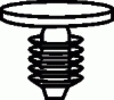 GM Weatherstrip Retainer <br><font color=red><font size=2.5>Replaces # 18322</font></font>