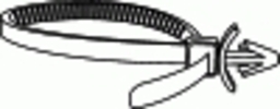 Push Mount Cable Tie For Imports 20MM Length