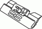 Honda Windshield Moulding Clip 17MM X 50MM Honda: 91519S5A003
