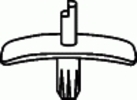 Volvo Push-Type Retainer 8MM X 25MM Head <br><font color=red><font size=2.5>Volvo: 9133073 | Volvo: 91330738</font></font>