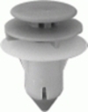 Chrysler Trim Panel Retainer Gray & White Nylon <br><font color=red><font size=2.5>Chrysler: 6505759AA <br>GM: 20003056</font></font>