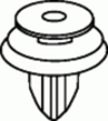 Toyota Trim Panel Retainer 20MM Total Length Toyota: 9046709206 | 90467A0005