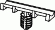 Wiring Harness Clip 9MM X 37MM Head  Gray <br><font color=red><font size=2.5>GM: 12160857</font></font>