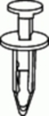 GM Saturn Push-Type Retainer 16.5MM Head Diameter GM: 15994165