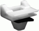 Lexus Body Side Moulding Clip 9mm Stem 16mm X 20mm Head <br><font color=red><font size=2.5>Lexus: 7539733010</font></font>