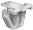 Honda Moulding Clip -White Honda & Acura: 75305S0A003