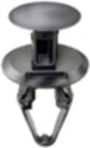 GM Push-Type Retainer - Black Nylon Chrysler: 6508712AA GM: 11561368