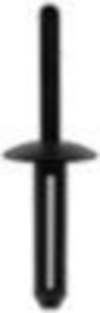 GM Nylon Rivet Black Nylon GM: 15614746