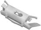 Honda Windshield Clip White Nylon Honda: 91572SDAA01