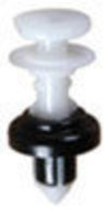 Honda Push-Type Retainer  White And Black Nylon Honda: 91561SJD003