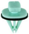 GM Fender Moulding Clip  Green Nylon GM: 11569920