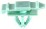 Rocker Moulding Clip  Green Nylon <br><font color=red><font size=2.5>GM: 11570846 | 25922739</font></font>
