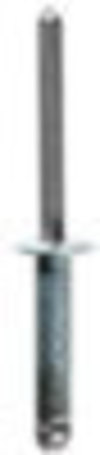 Pan-L-Blind Dome Head Rivet 1/4'' Diameter 5/8''-3/4'' Grip -  Steel/Steel<br>  SD812BS
