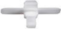 Moulding Clip  White Nylon