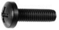 License Plate Screws Black Nylon