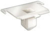Toyota Moulding Clip- White Nylon <br><font color=red><font size=2.5>Toyota: 9046712073</font></font>
