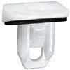 Moulding Clip W/Sealer White Nylon <br><font color=red><font size=2.5>Toyota & Lexus: 5219730040</font></font>