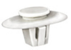 Moulding Clip White Nylon <br><font color=red><font size=2.5>Lexus: 9046712071</font></font>