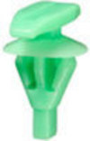 Weatherstrip Clip Green Nylon Honda & Acura: 72311S5S003