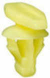 Weatherstrip Clip Yellow Nylon