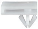 Moulding Clip White Nylon. GM Tailgate Cover <br><font color=red><font size=2.5>GM: 11611626</font></font>