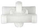 BMW Moulding Clip White Nylon