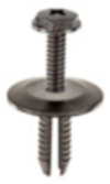BMW Push-Type Retainer Black Nylon <br><font color=red><font size=2.5>BMW: 51718259788</font></font>