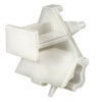 BMW Moulding Clip White Nylon <br><font color=red><font size=2.5>BMW: 51117160451</font></font>