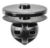 VW Retainer Black Nylon 16mm Top Hd. 16mm Bottom Hd. 10mm Stem Diameter <br><font color=red><font size=2.5>VW & Audi: 6Q0868297</font></font>