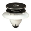 Volvo Interior Retainer Black & White Nylon Volvo: 30653441