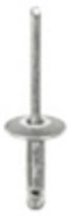 Chrysler General Purpose Rivet All Alum Rivet Dia 3/16'' Grip .118-.375 5/8'' Flange <br><font color=red><font size=2.5>Replaces # 21455</font></font>