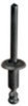 Peugeot Citroen Black Nylon Rivet 4mm Diameter 9mm Flange Peugeot/Citroen: 6973.A9