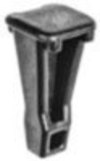 VW Mercedes Retaining Pin  - Black Nylon