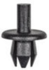 Mercedes Volvo & Opel Push-Type Retainer Black Nylon