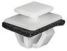 Hyundai/Kia Moulding Clip With Sealer White Nylon <br><font color=red><font size=2.5>Hyundai & Kia: 8775835010</font></font>