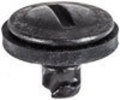 Slotted Drive Cowl Fastener Top 18.5MM  Stem 7MM X 12MM - Black Steel