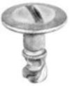 Slotted Drive Cowl Fastener Top 18MM Stem 7MM X 18MM - Zinc Plated Steel <br><font color=red><font size=2.5>VW & Audi: 8D0805121</font></font>