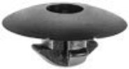 Retainer Top 20MM Stem 11MM Stem Length 7MM - Black Nylon <br><font color=red><font size=2.5>VW & Audi: N90533301</font></font>