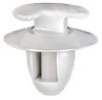 Retainer Top Dia 14MM Btm Dia 17MM Stem Dia 9MM Stem Length 10MM White