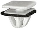Hyundai Moulding Clip W/Sealer White Nylon <br><font color=red><font size=2.5>Hyundai: 8775839000</font></font>