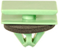 GM Moulding Clip W/Sealer Green Nylon <br><font color=red><font size=2.5>GM: 11547210</font></font>