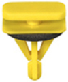 GM Moulding Clip W/Sealer Yellow Nylon <br><font color=red><font size=2.5>GM: 15864780</font></font>
