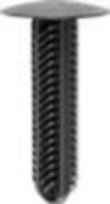 Ford Retainer Black Nylon 25MM Hd 1MM Stem 45MM Length Ford: W715951S300
