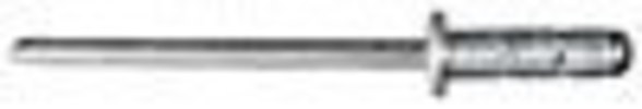 GM Specialty Rivet Alum & Stainless 5/32'' Diameter 9/32'' Flange 11/64''-11/32'' Grip GM: 92139150