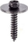 Ford Hex Head Sems Tapping Screw - Black Zinc