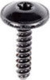 VW Audi & BMW Torx  Truss Head Tapping Screw M4.8-1.61X18 - Black Zinc <br><font color=red><font size=2.5>BMW: 07146963883 <br>VW & Audi: N90775801</font></font>