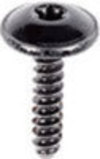 VW Audi & BMW Torx Truss Head Tapping Screw M4.8-1.61X18 - Black Zinc